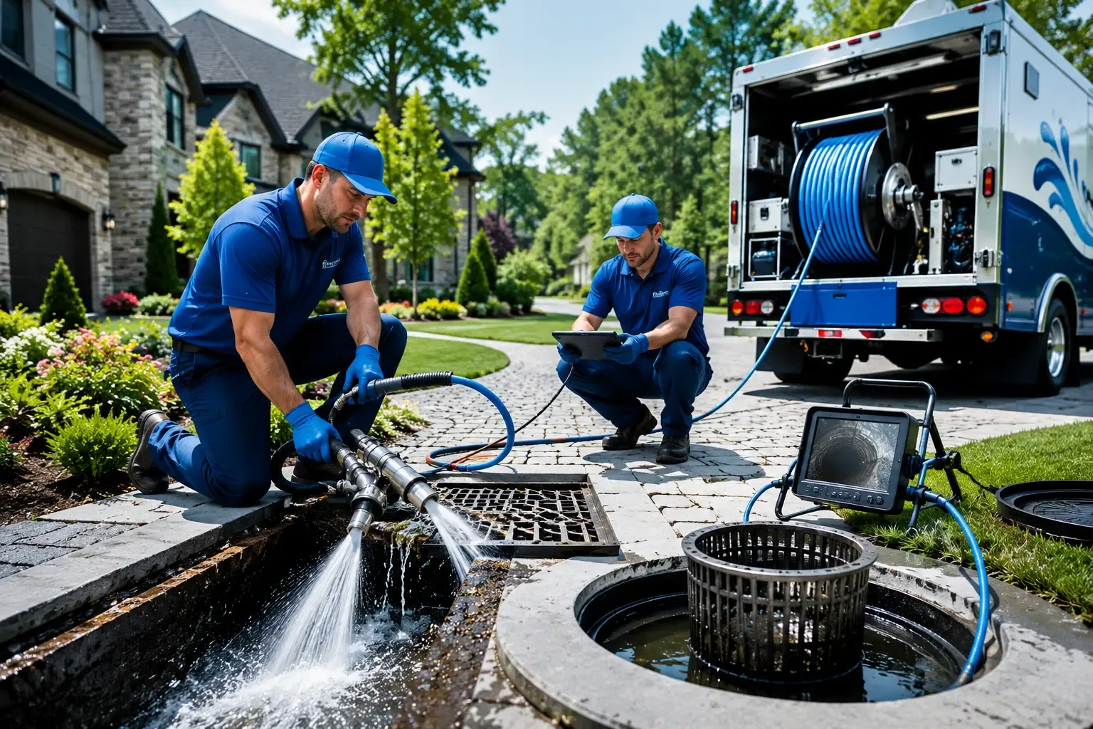 Local outdoor drain cleaning professionals in New Lisbon, WI