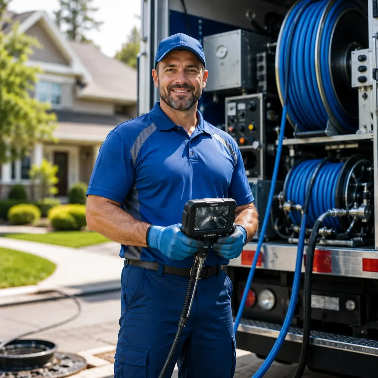 Local outdoor drain cleaning specialists in New Lisbon, WI